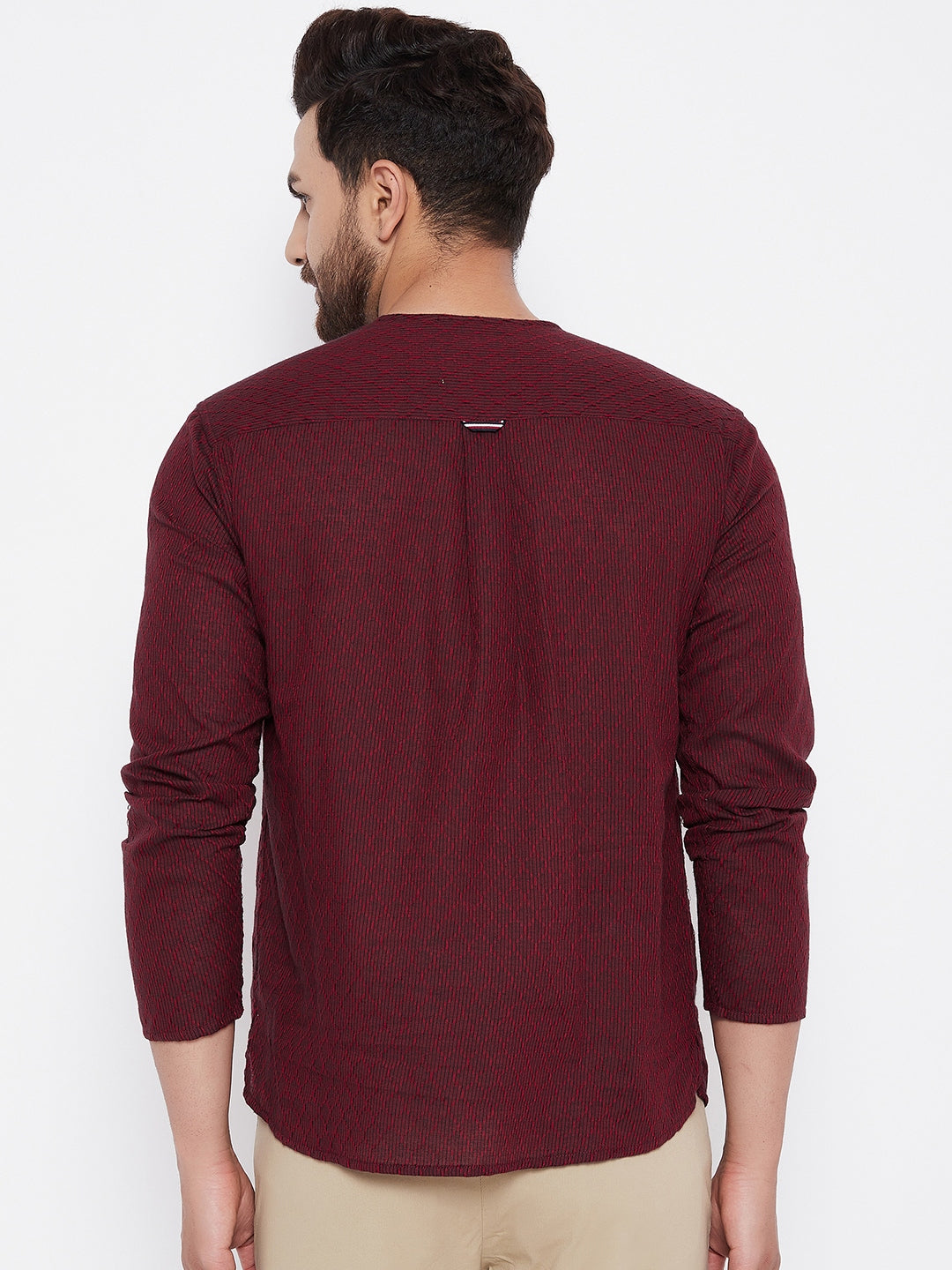 Men's Solid Cotton Kurta