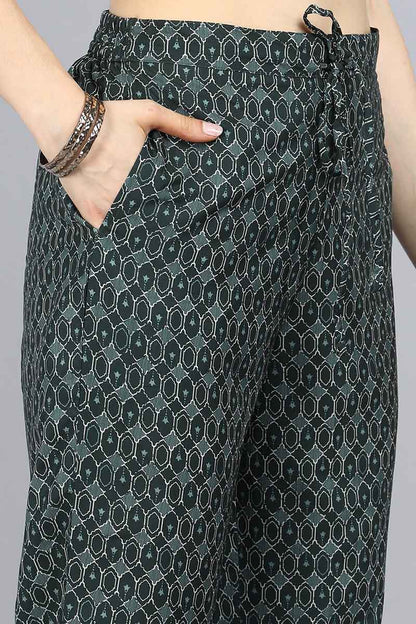 Women's Poly Crepe Printed Kurta Pant