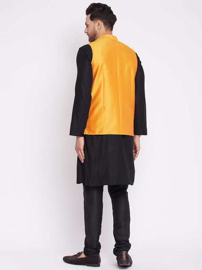 Men's Nehru Jacket With Embroided Insignia Of Lord Shi