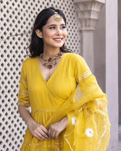 Women's Dahabi Gotapatti Cotton Suit Set