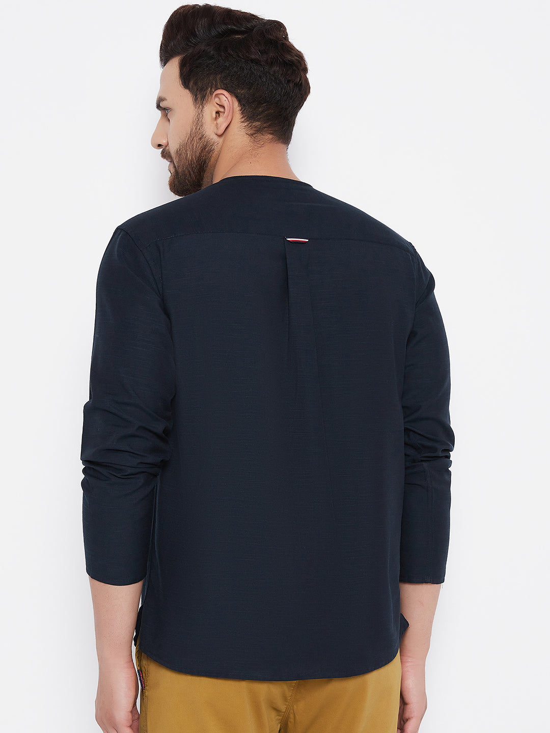 Men's Solid Cotton Kurta