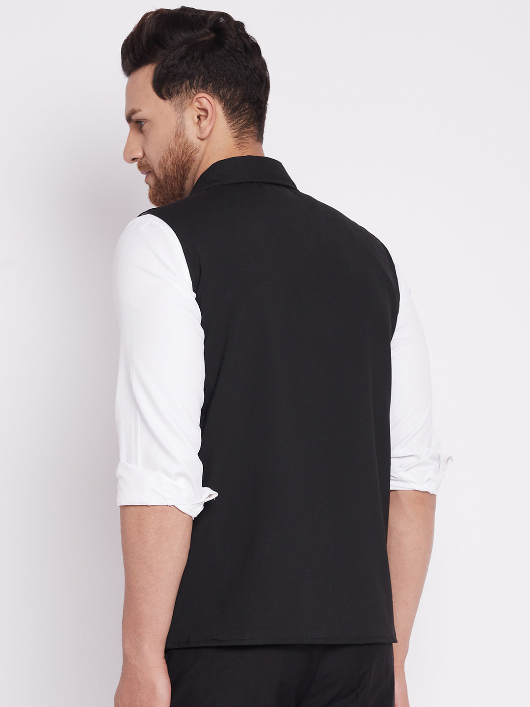 Men's Nehru Jacket With Welt Pocket