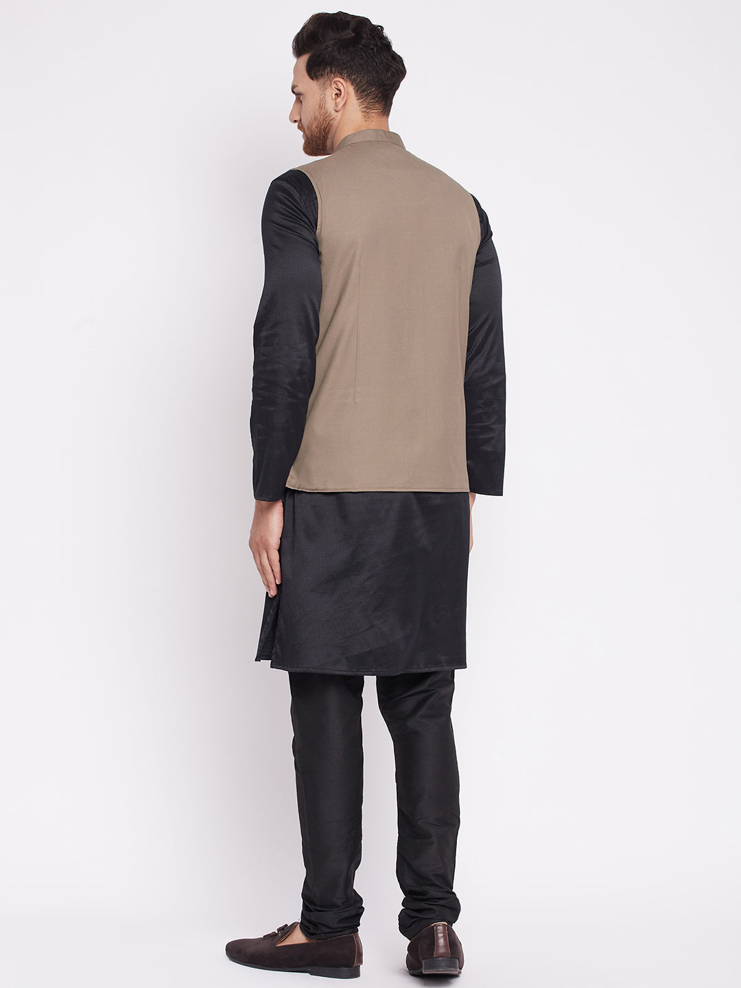 Men's Nehru Jacket with welt pocket