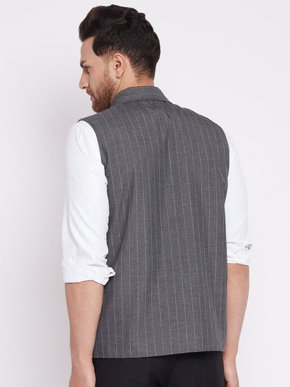 Men's Nehru Jacket With Welt Pocket