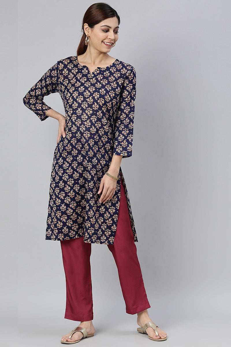 Women's Cotton Printed Kurta