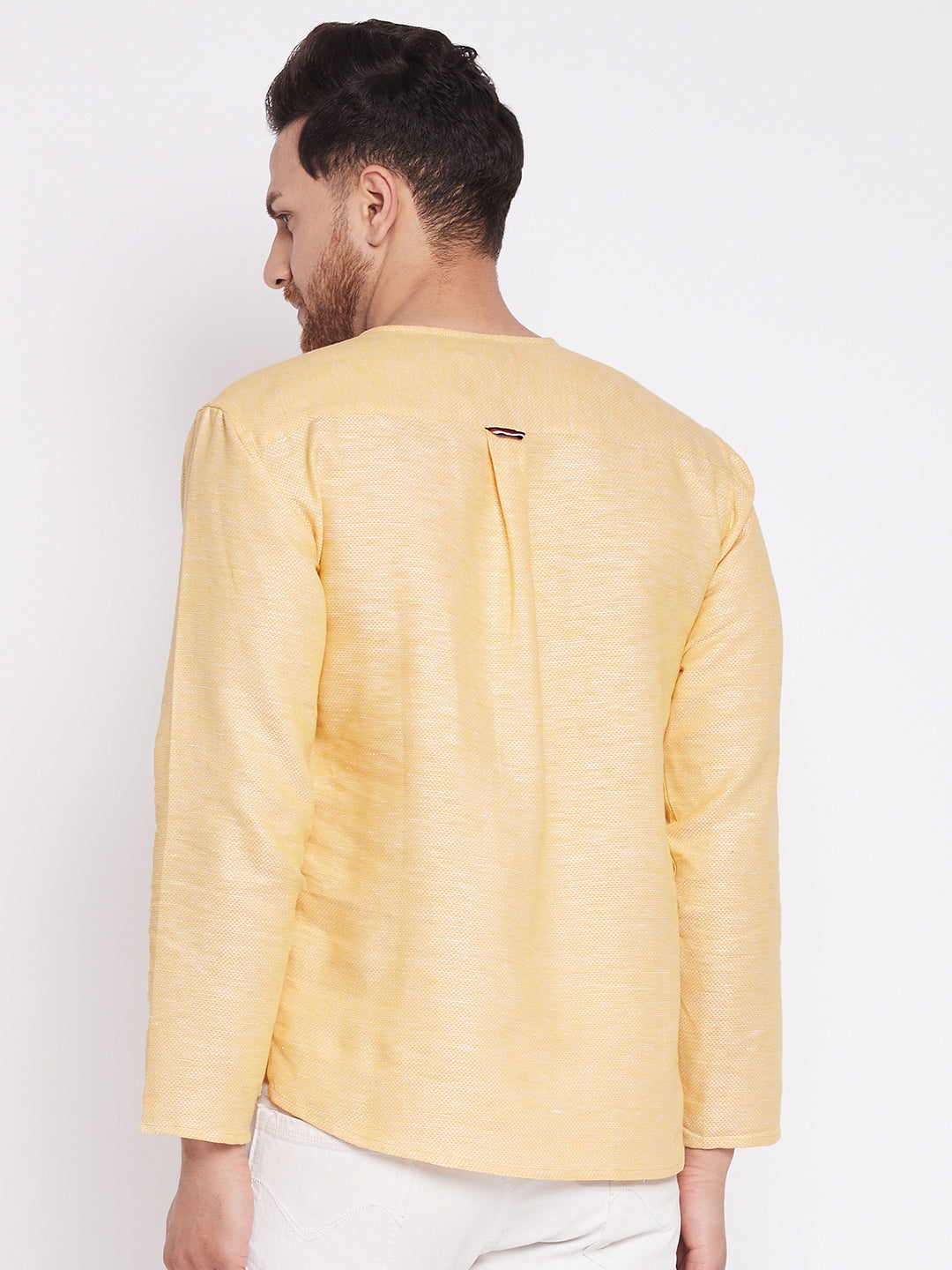 Men's Kurta with Slit Necklin