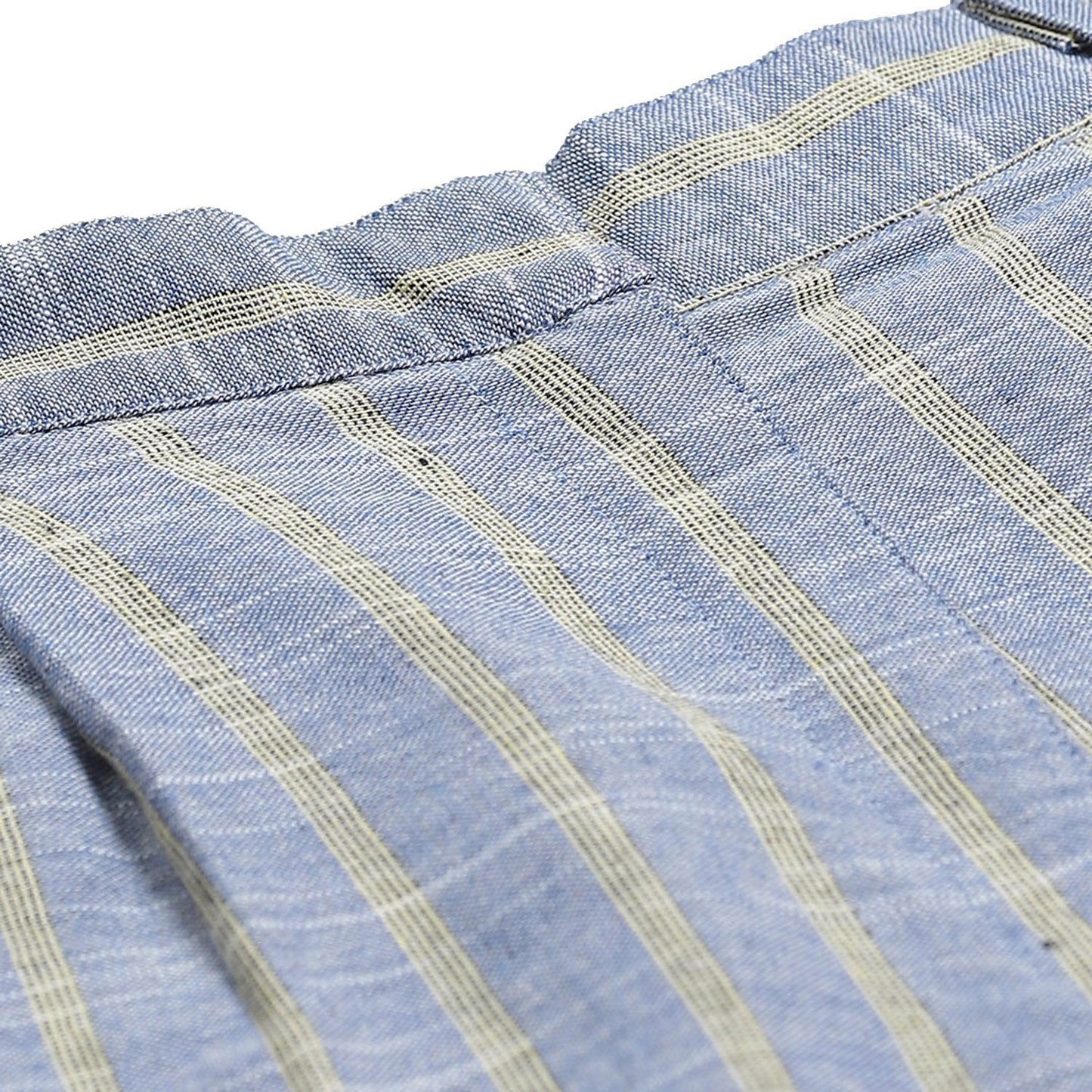 Women Grey Cotton Culotte Trouser by Myshka (