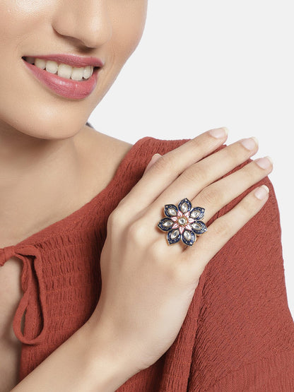 Women's Tradtional Meenakari finger ring