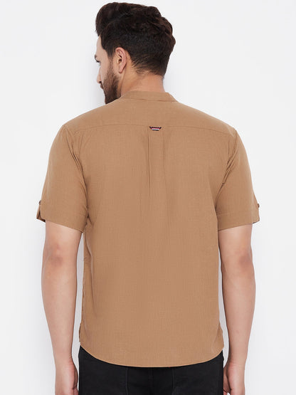 Men's Solid Cotton Kurta