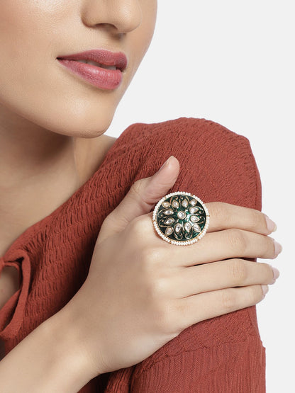 Women's Tradtional Meenakari finger ring