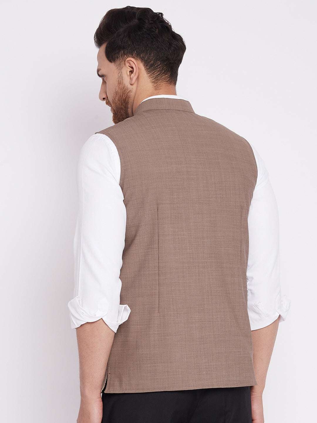 Men's Nehru Jacket With Welt Pocket