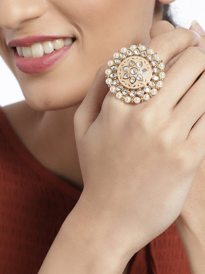 Women's Tradtional Meenakari finger ring