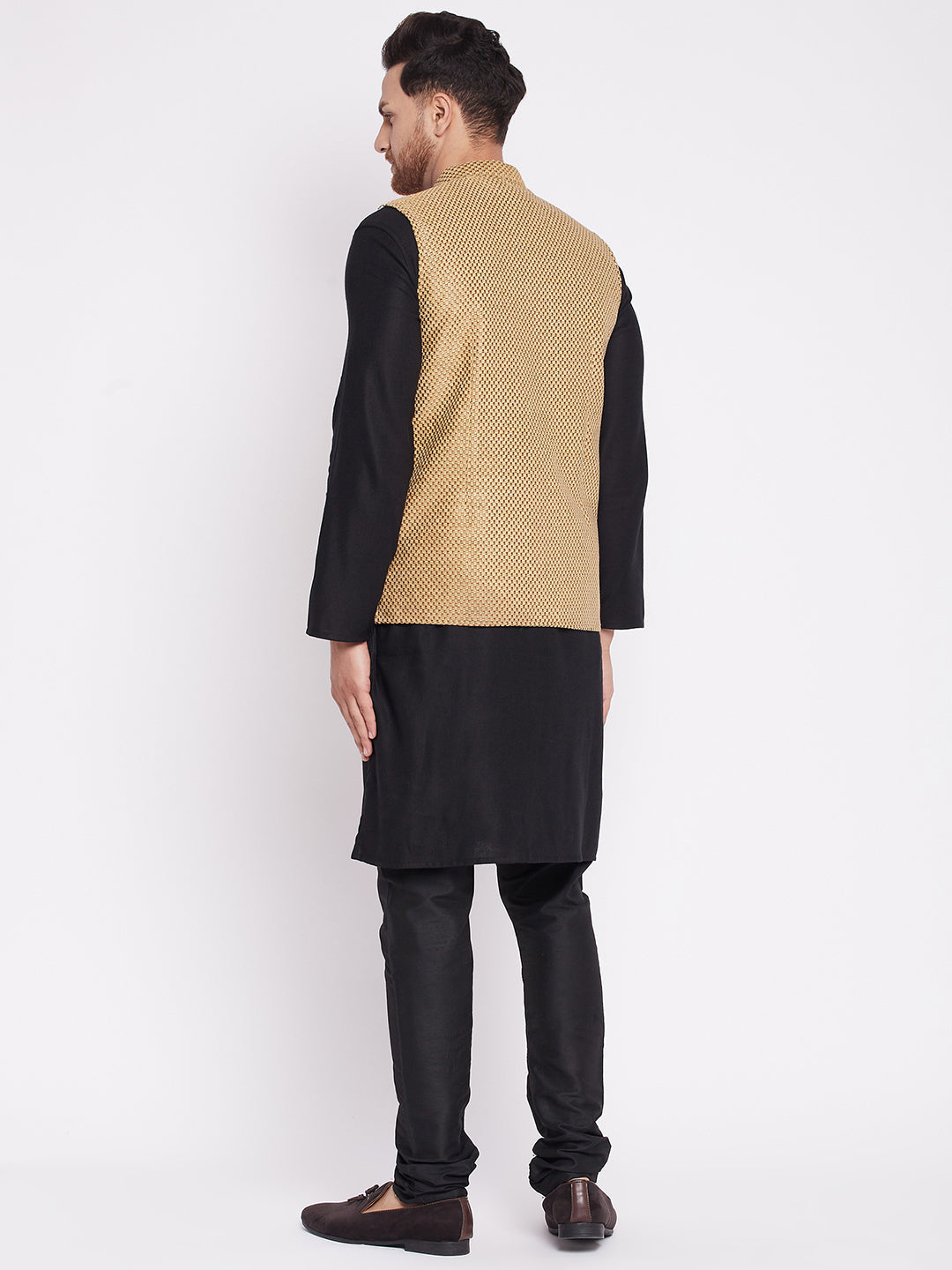 Men's Nehru Jacket with welt pocket
