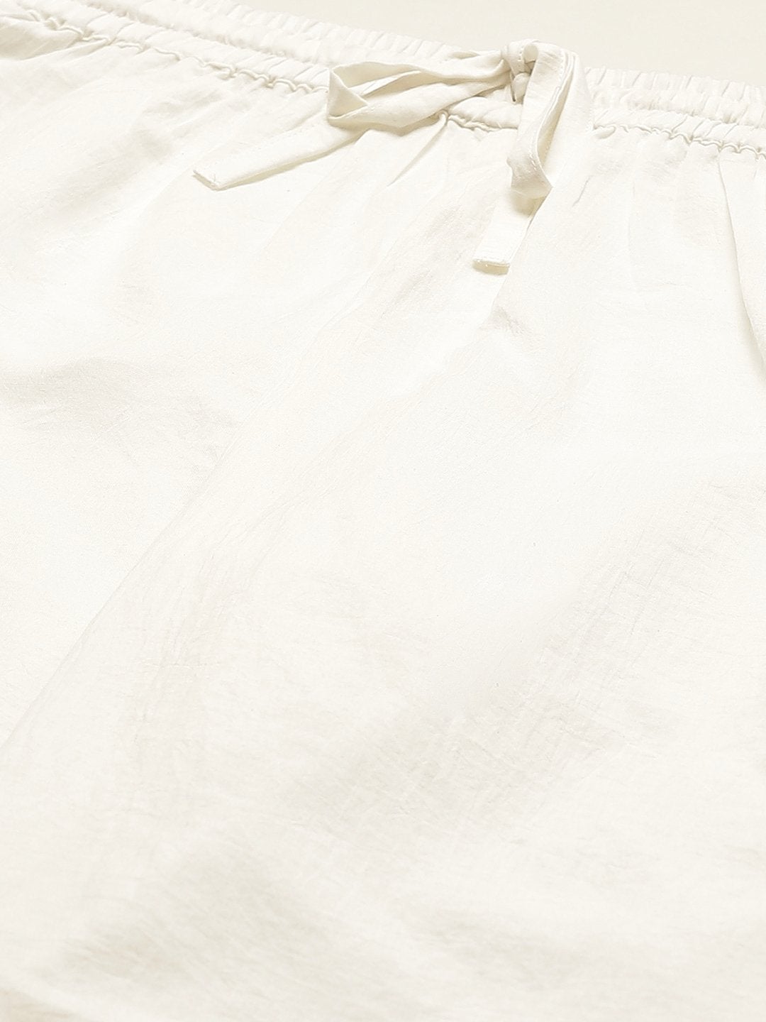 Women's Solid Schiffli Straight Cotton Palazzos