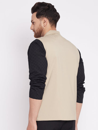 Men's Nehru Jacket With Welt Pocket