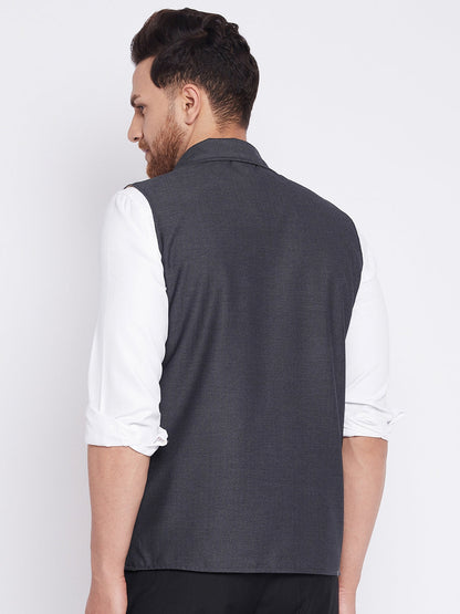 Men's Nehru Jacket With Welt Pocket