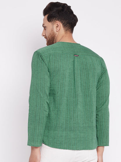 Men's Kurta with Slit Necklin