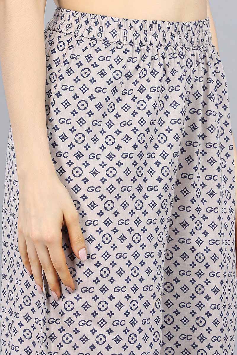 Women's Cotton Printed Kurta Pant