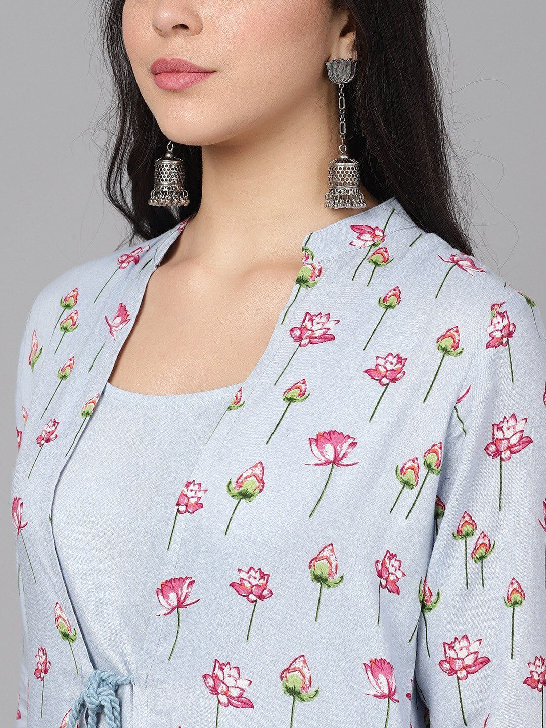 Women's Printed Top with Palazzos
