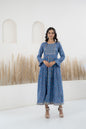Womenâ€™s Blue Printed Traditional Dress by Myshka-