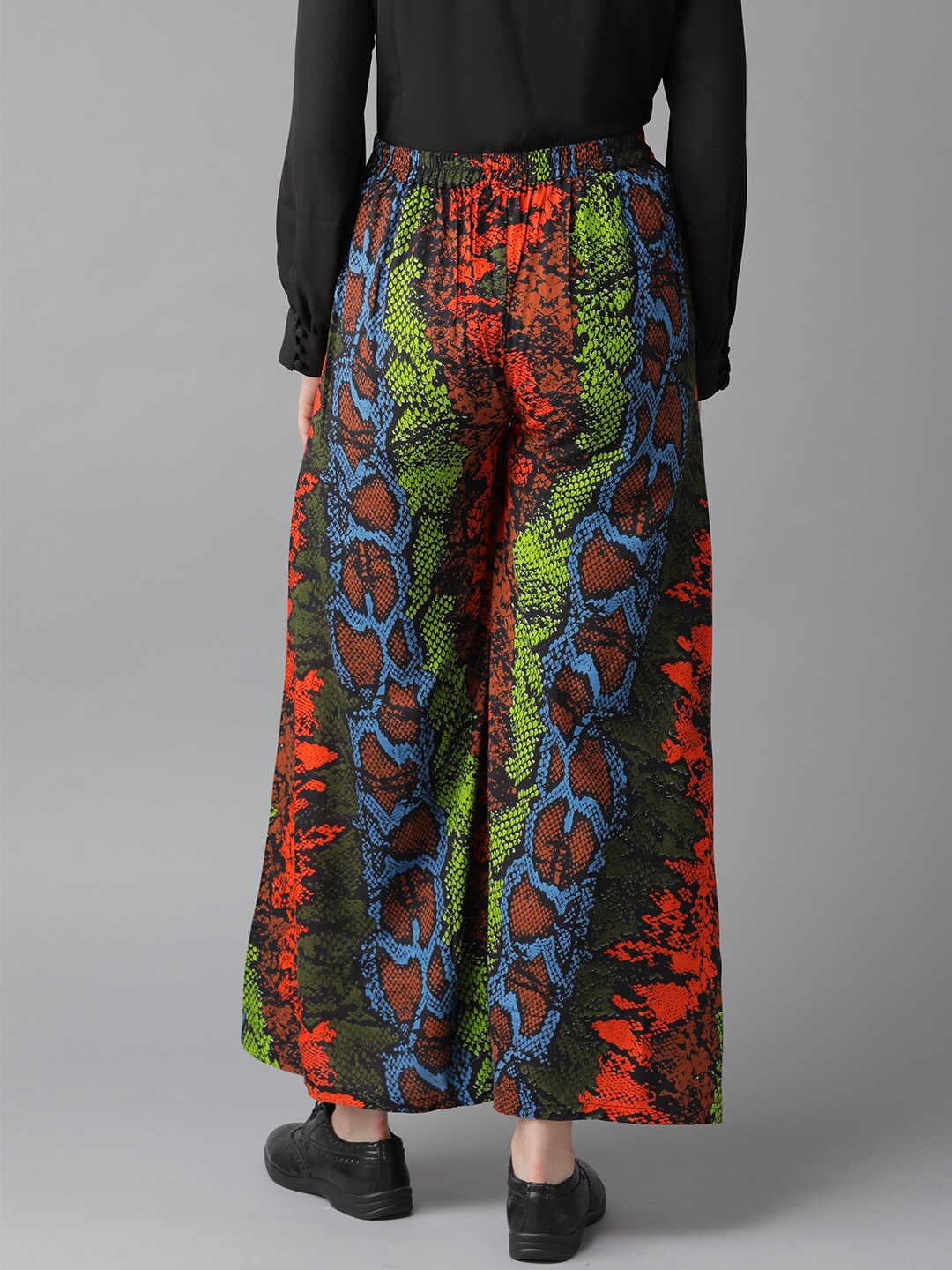 Women's Multicolor Flared Palazzo