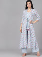Women's Printed Top with Palazzos