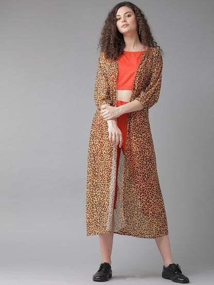 Women's Top with Capris & Shrug