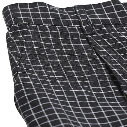 Women Black Cotton Culotte Trouser by Myshka (
