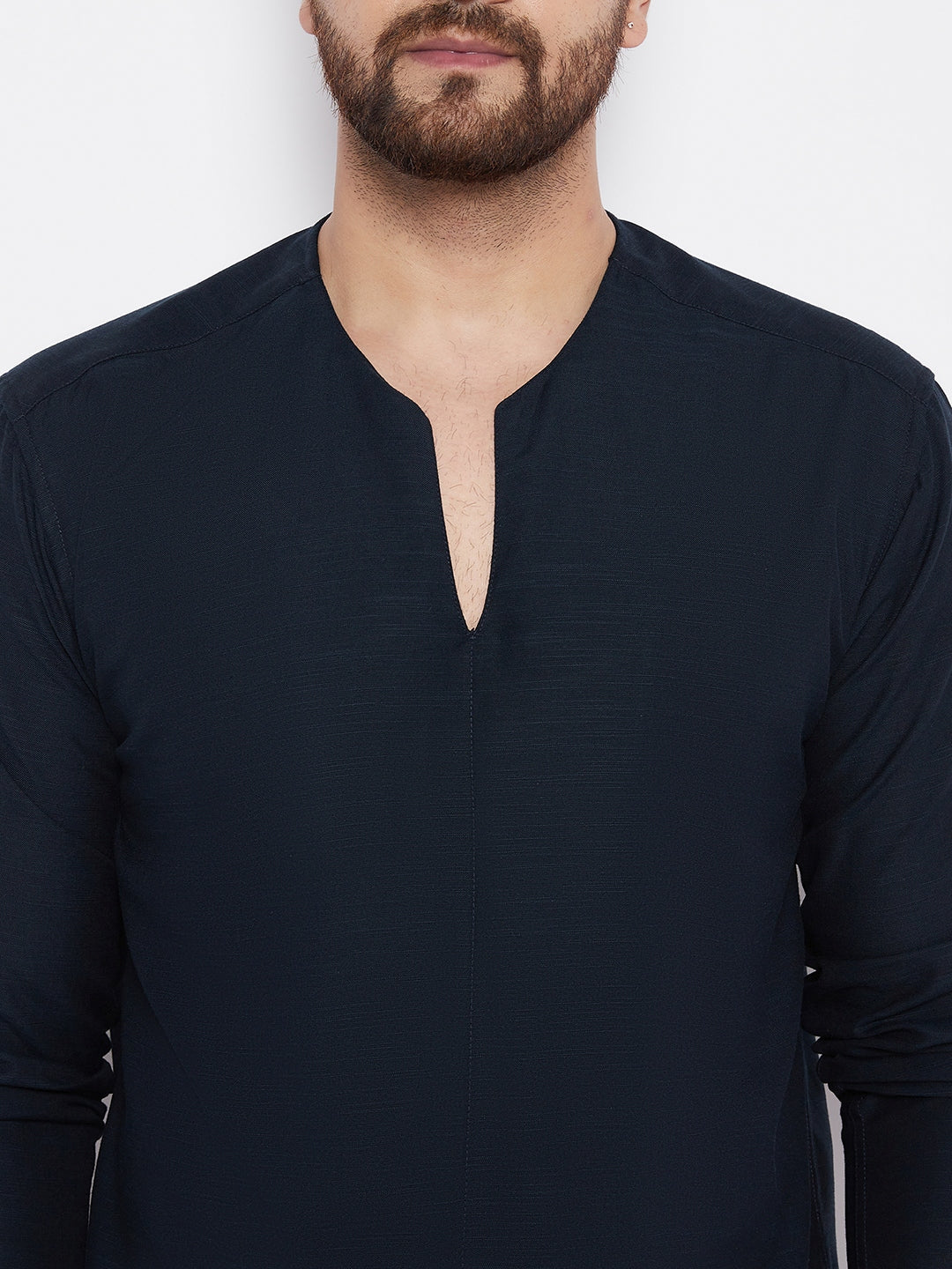 Men's Solid Cotton Kurta