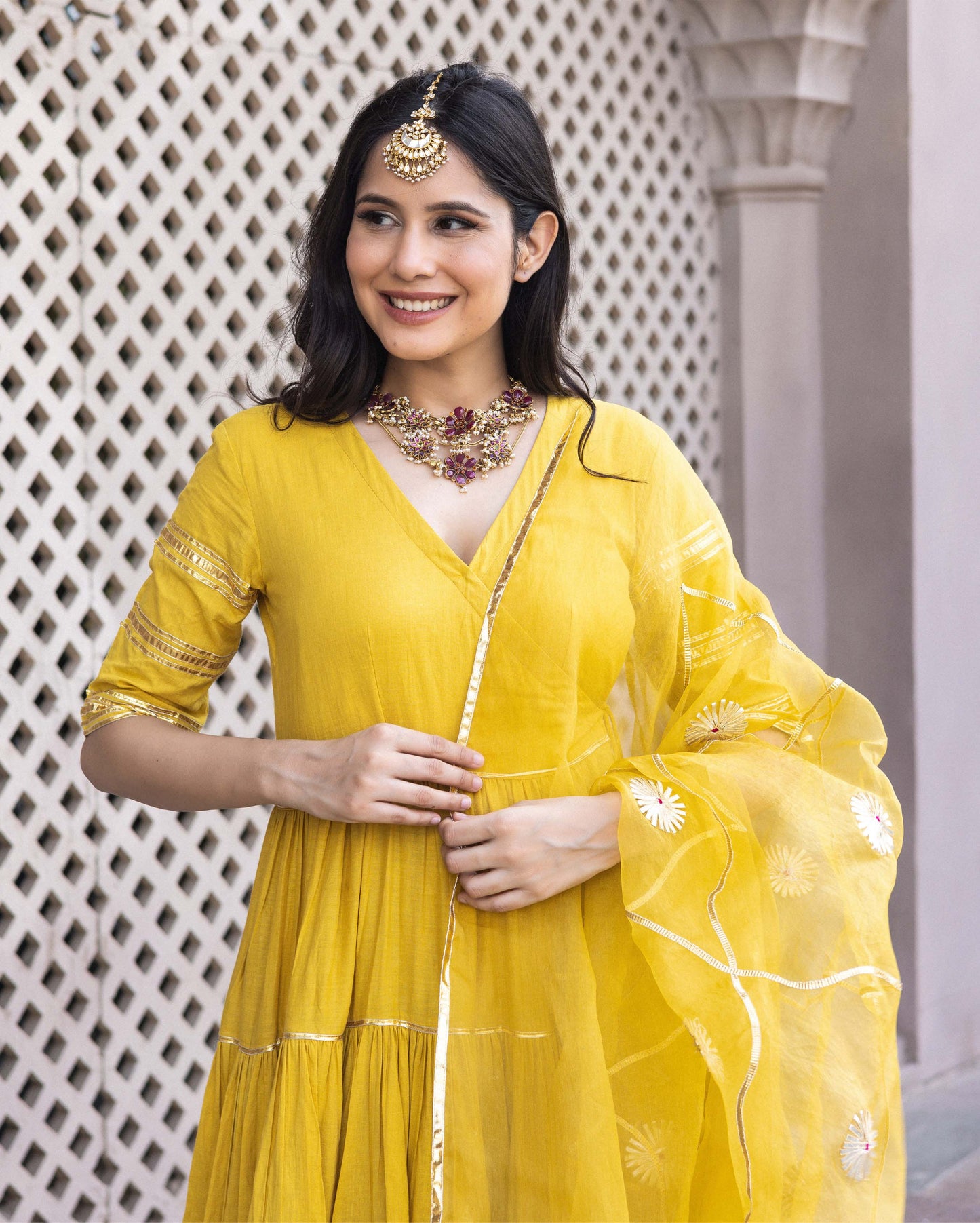 Women's Dahabi Gotapatti Cotton Suit Set
