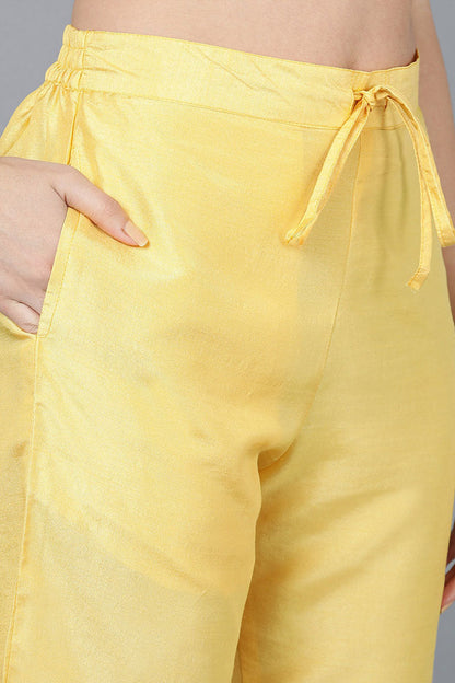 Women's Poly Silk Embroidered Kurta Pants With With Dupatta