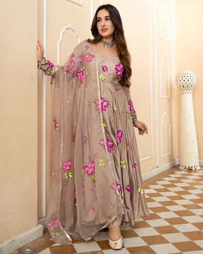 Women's Brindha Handpainted Suit Set