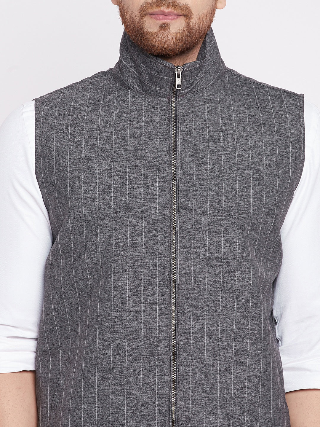 Men's Nehru Jacket With Welt Pocket