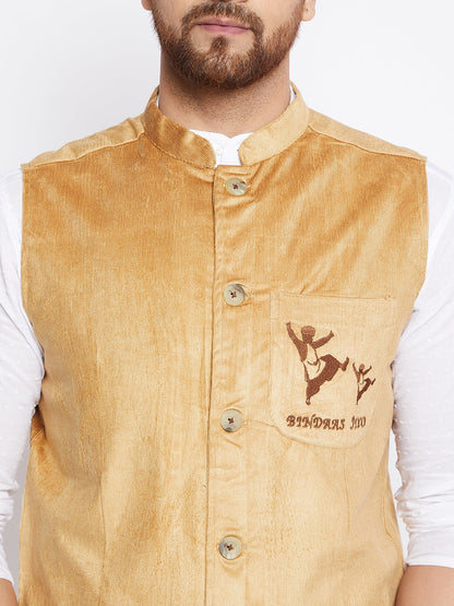 Men's Bindaas Jiyo Woven Design Jacket