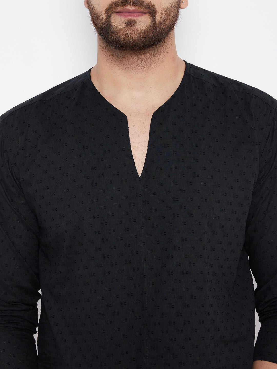 Men's Solid Cotton Kurta
