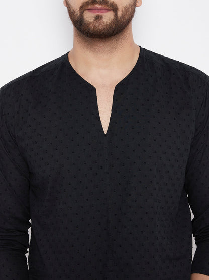 Men's Solid Cotton Kurta