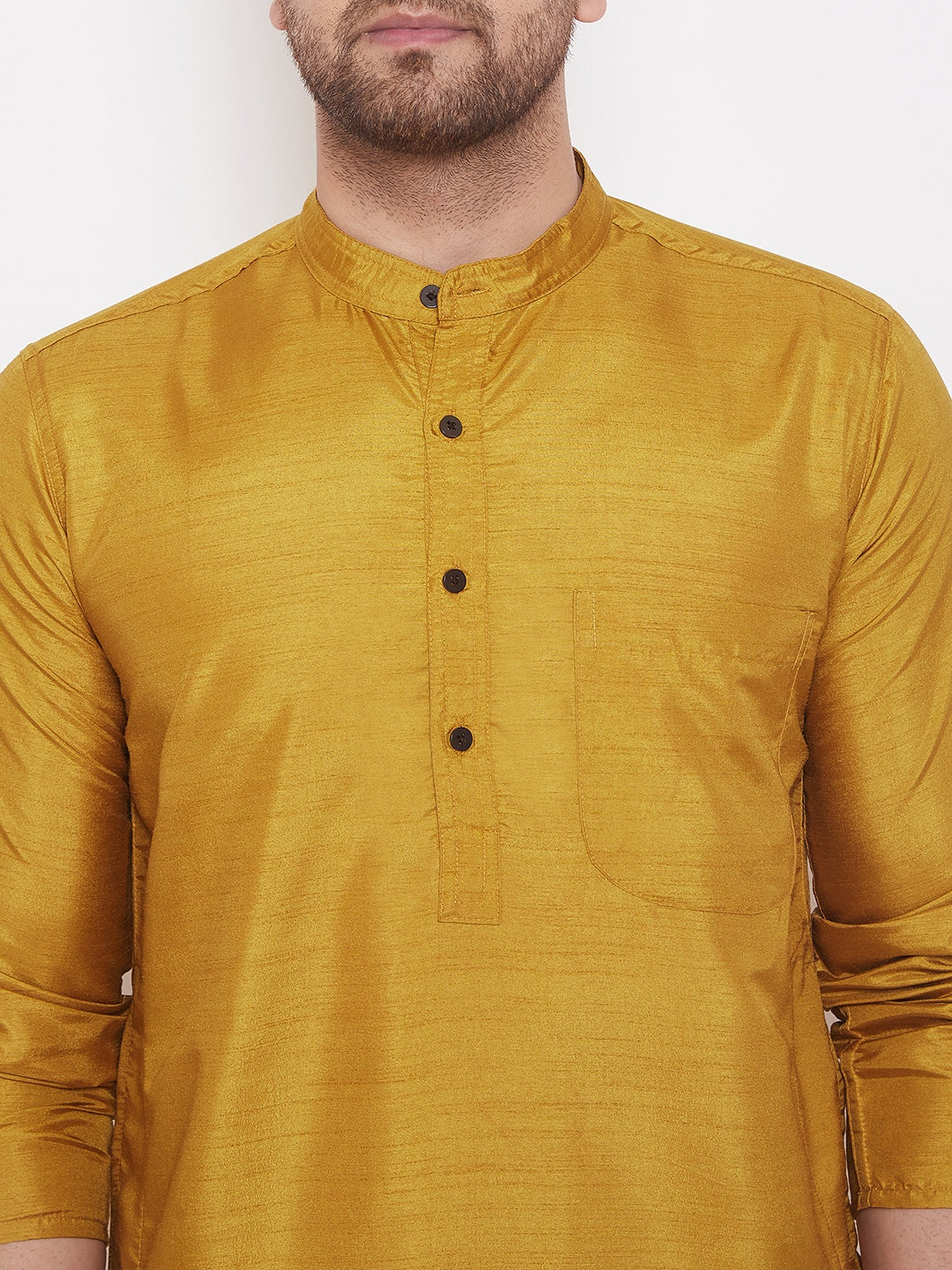 Men's Mustard Festive Kurta