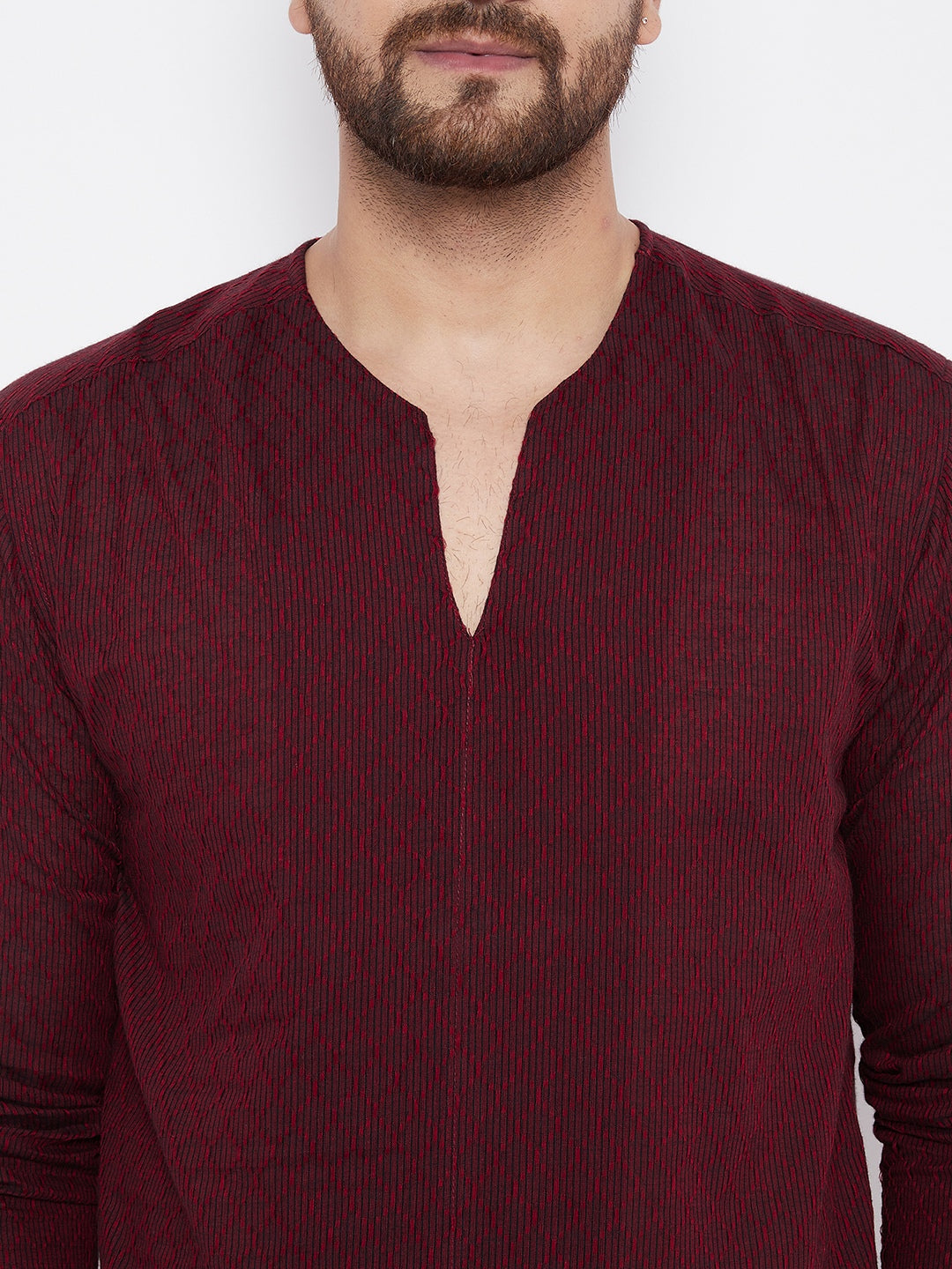 Men's Solid Cotton Kurta