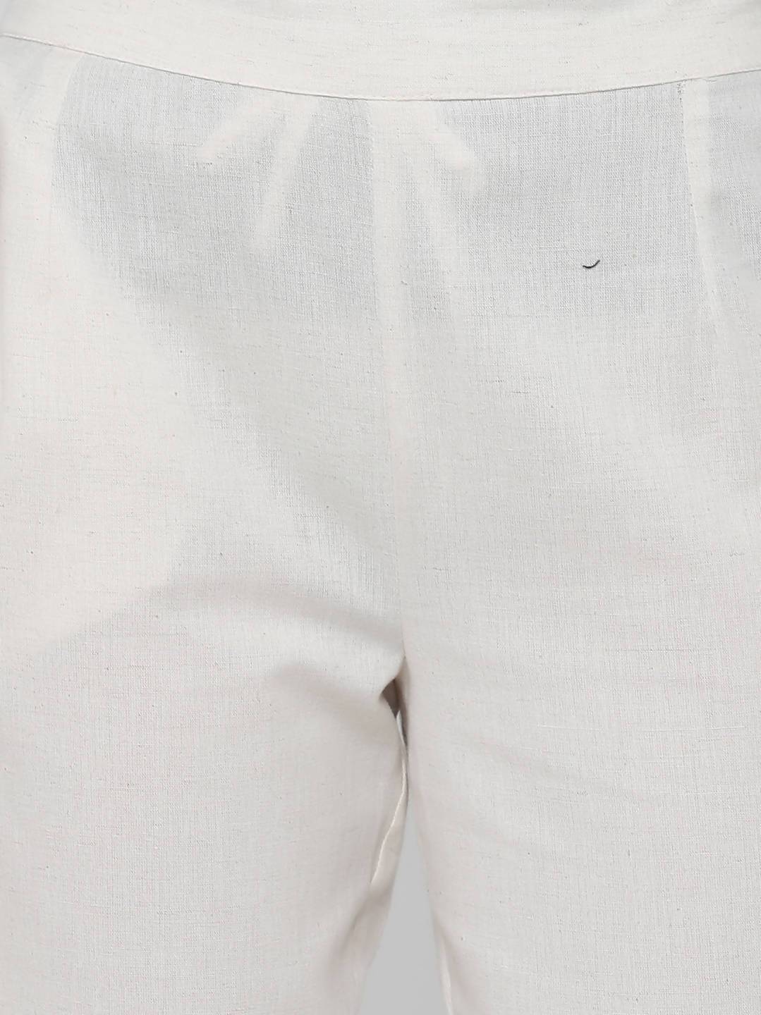 Women's Cotton Solid Straight Pants