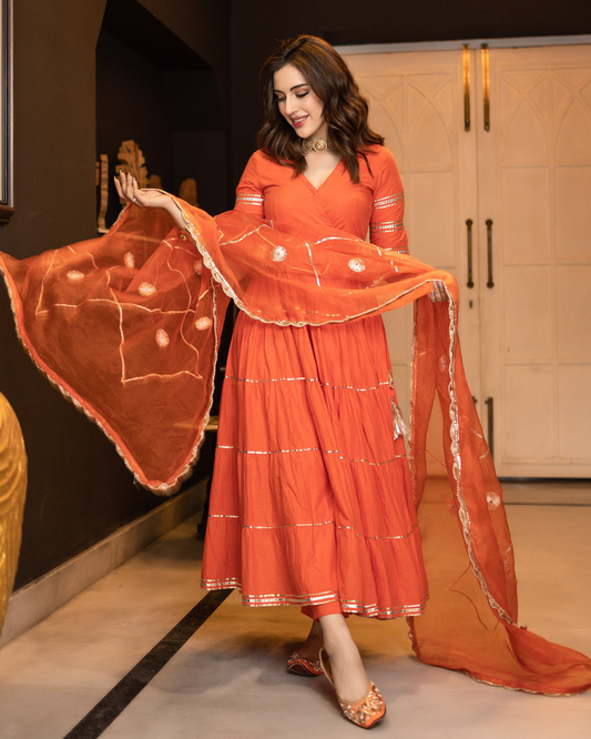 Women's Neria Gotapatti Tier Suit Set