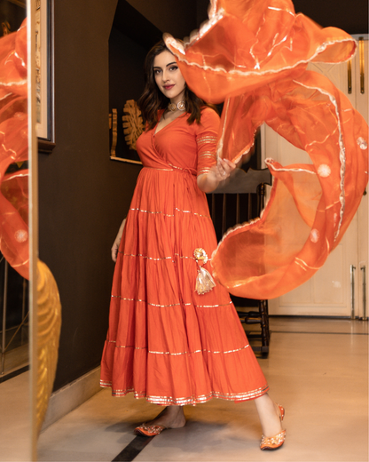 Women's Neria Gotapatti Tier Suit Set