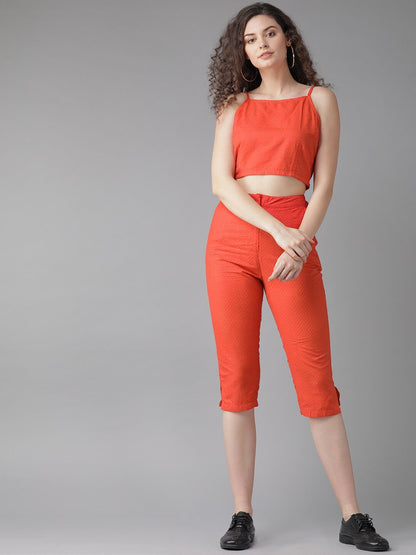 Women's Top with Capris & Shrug