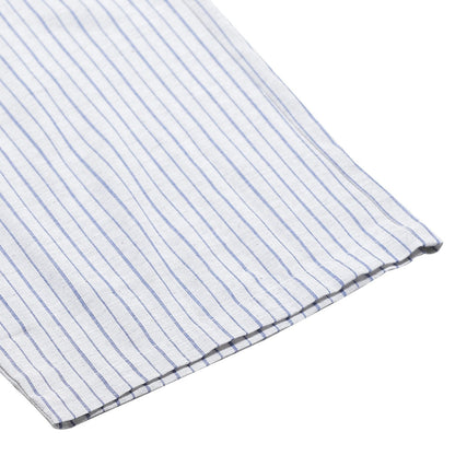 Women White Striped Cotton Culottes Trousers by Myshka (
