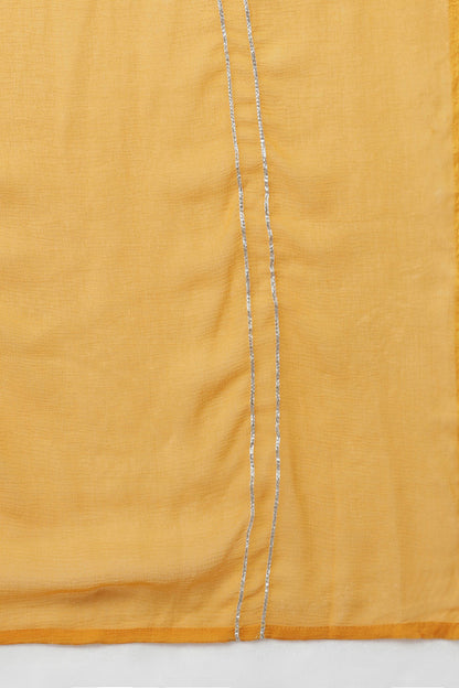 Women's Poly Silk Embroidered Kurta Pants With With Dupatta