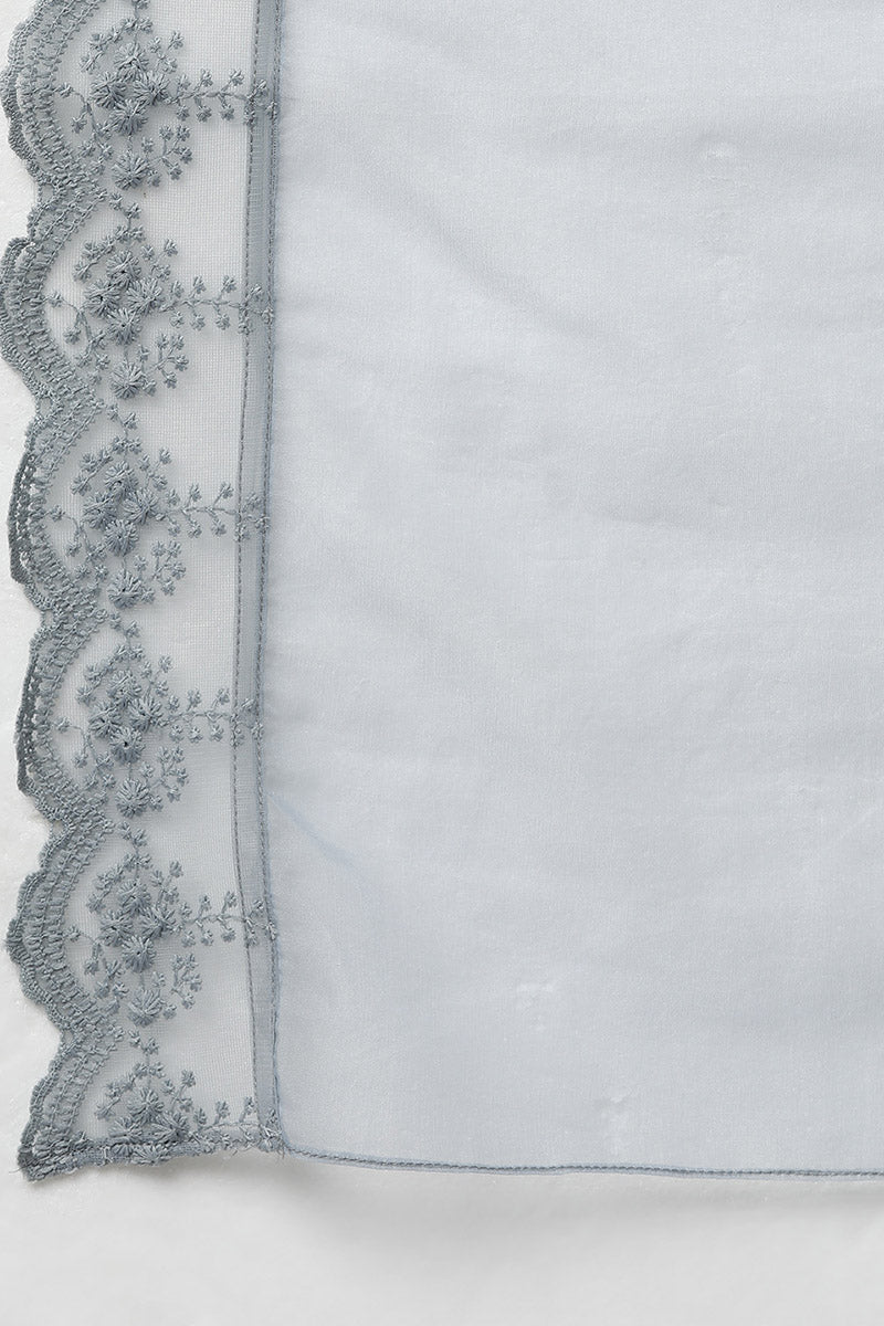 Women's Poly Silk Embroidered Kurta Pants With With Dupatta