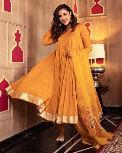 Women's Rasikpriya Handpainted Suit Set