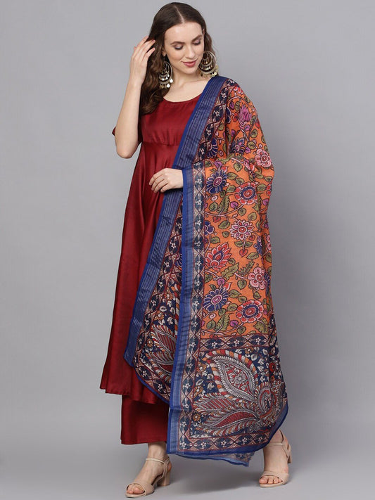 Women's  Kalamkari Printed Dupatta