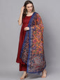 Women's  Kalamkari Printed Dupatta