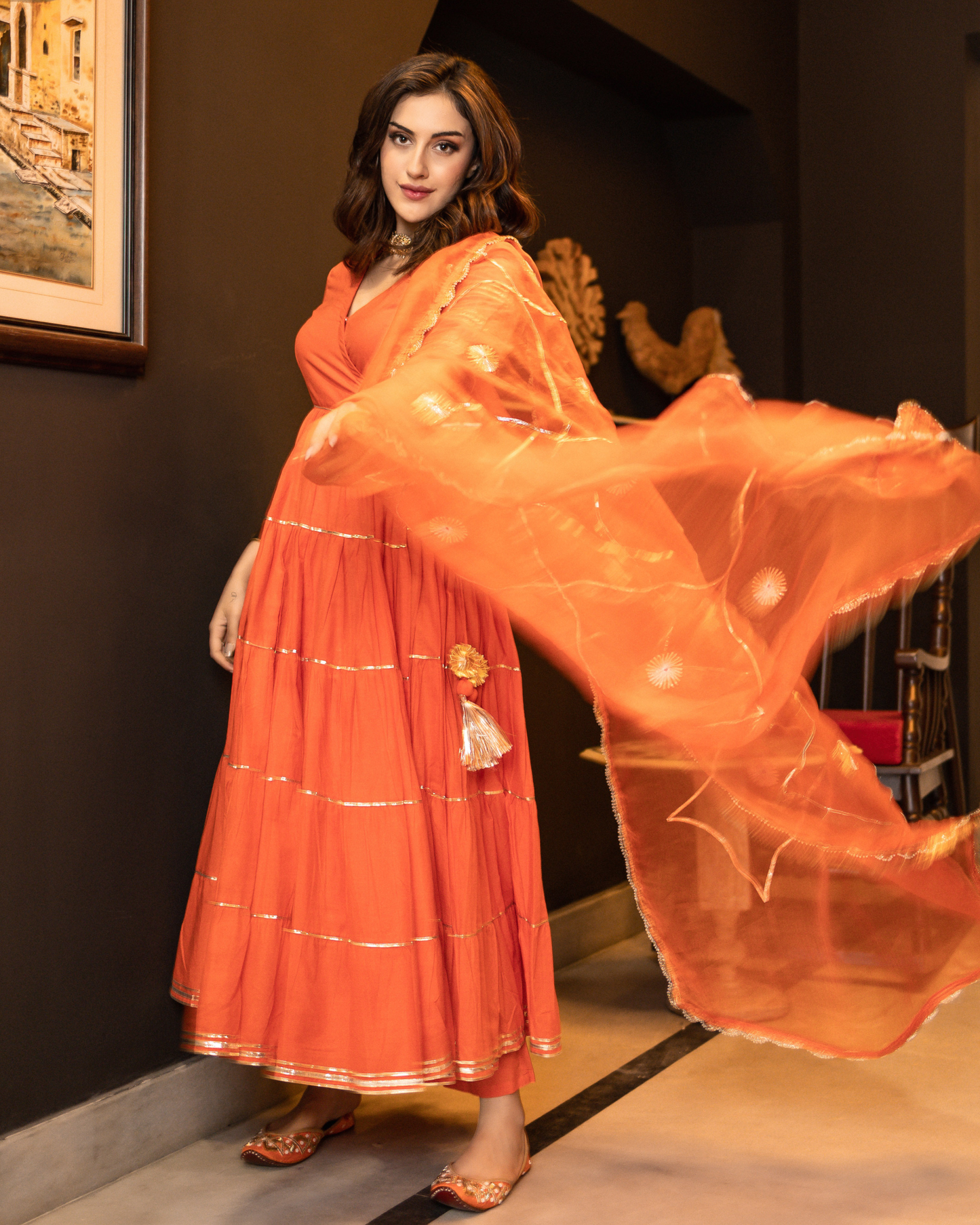 Women's Neria Gotapatti Tier Suit Set