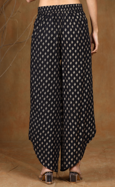 Women's Rayon Printed Dhoti Pants